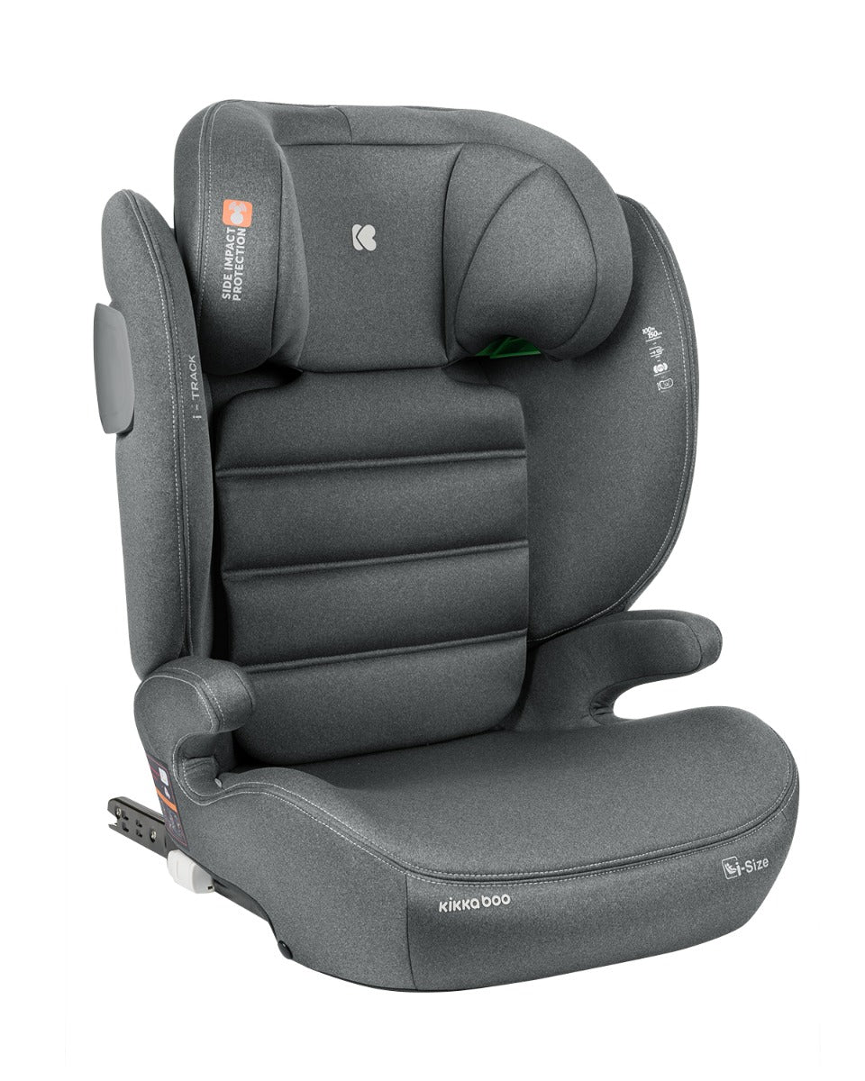 Стол за кола 100-150 см i-Track i-SIZE Dark Grey | Kikkaboo