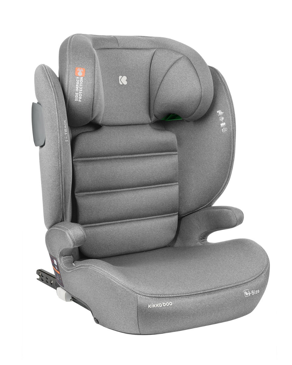 Стол за кола 100-150 см i-Track i-SIZE Light Grey | Kikkaboo