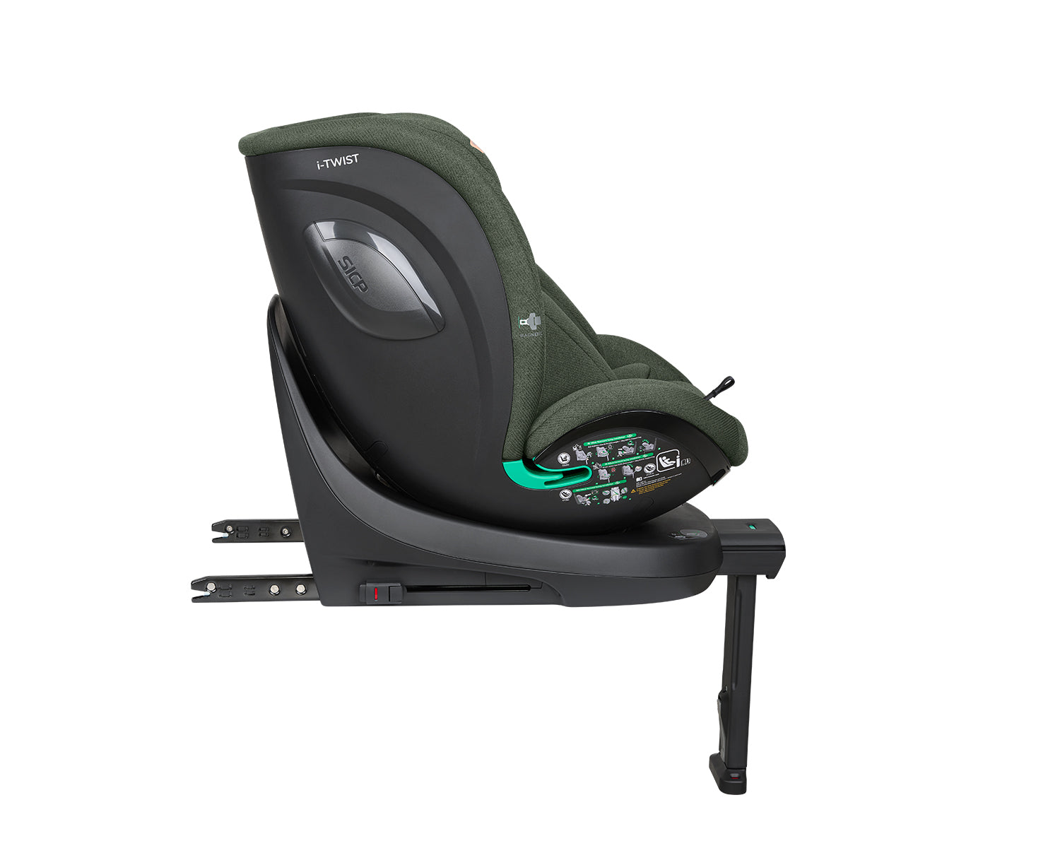 Стол за кола 40-150 см i-Twist i-SIZE Army Green - снимка 8