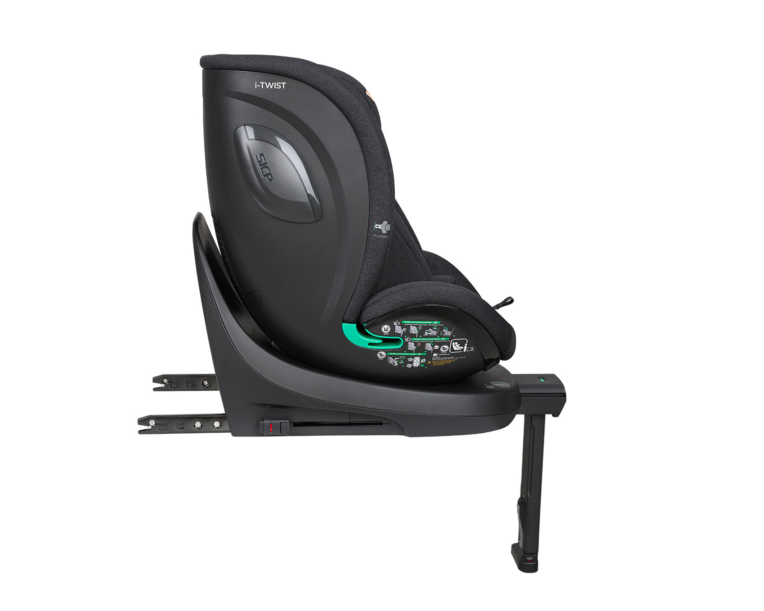Стол за кола 40-150 см i-Twist i-SIZE Black - снимка 6