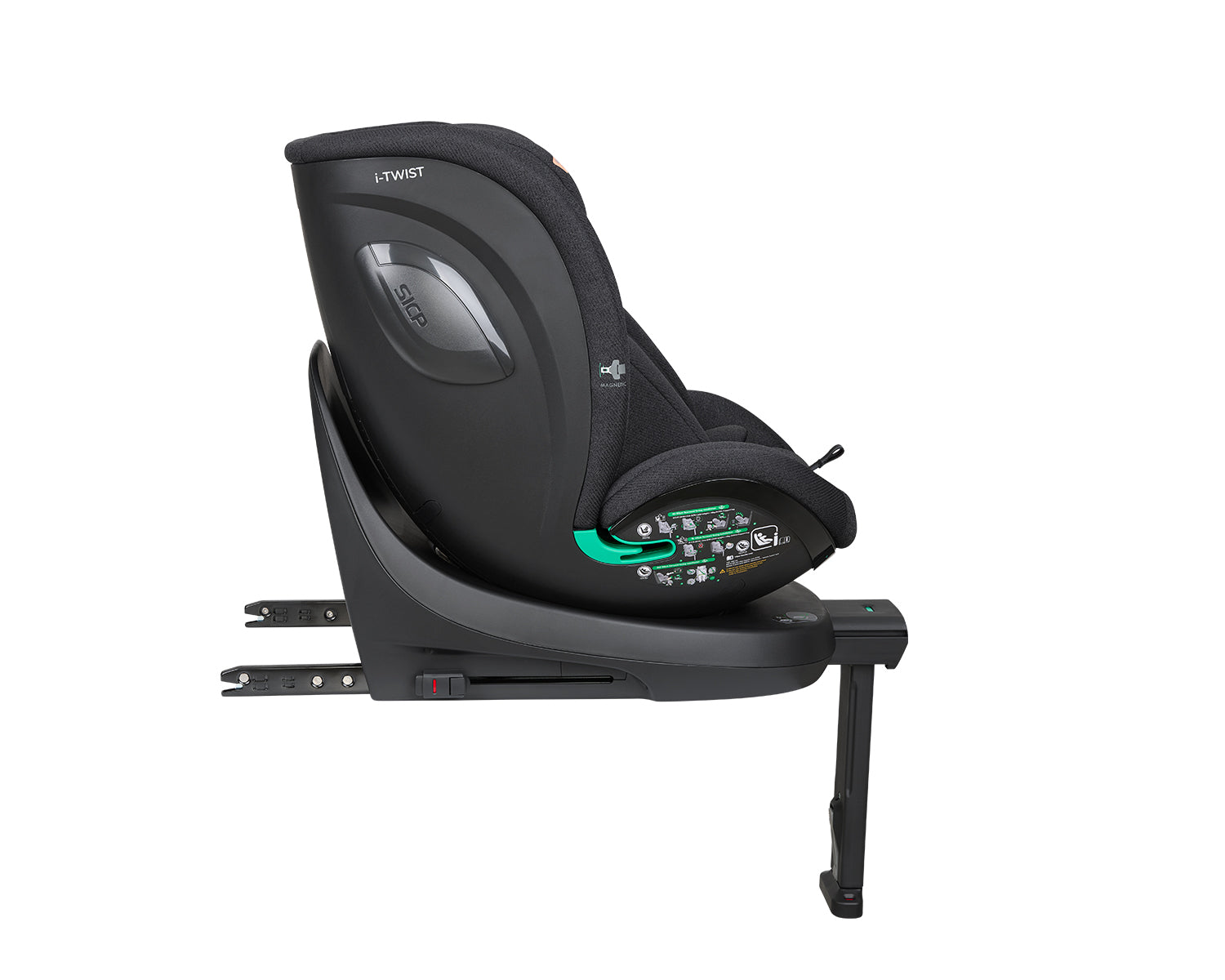 Стол за кола 40-150 см i-Twist i-SIZE Black - снимка 7