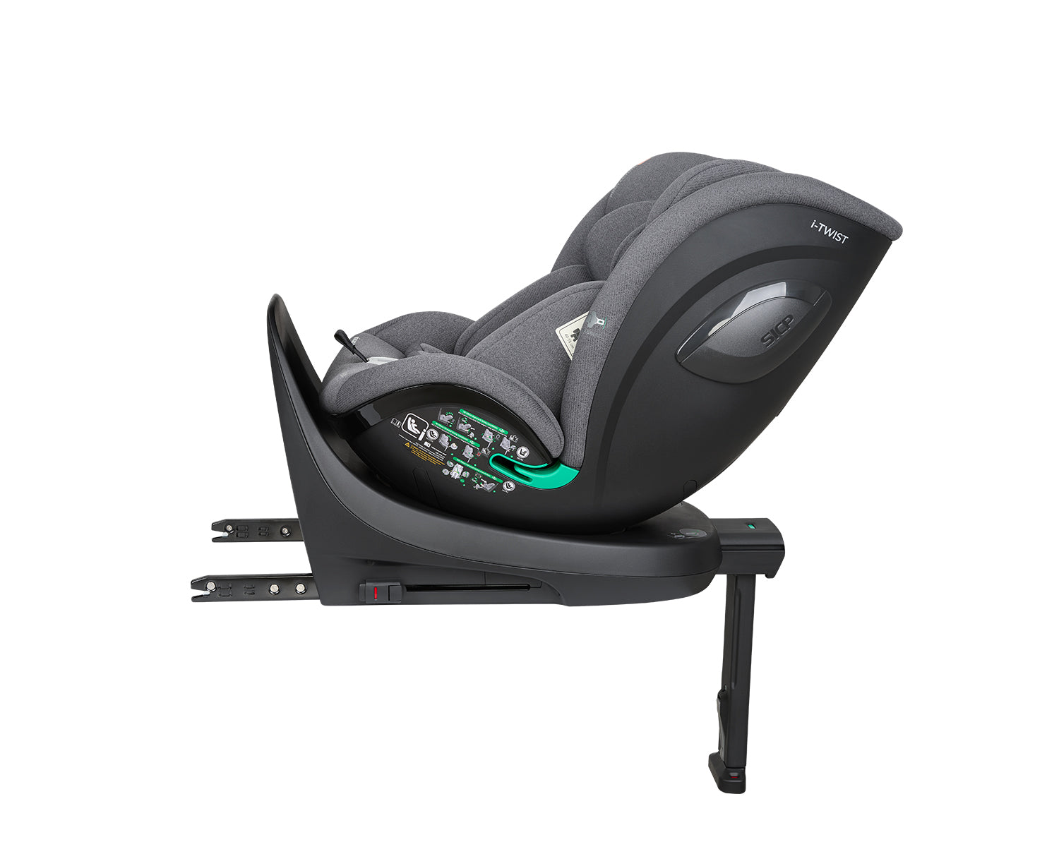 Стол за кола 40-150 см i-Twist i-SIZE Light Grey - снимка 10