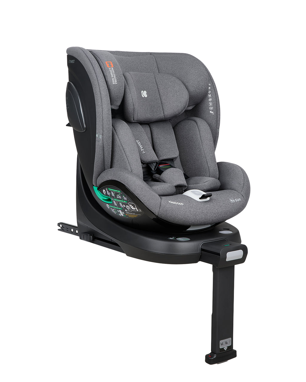 Стол за кола 40-150 см i-Twist i-SIZE Light Grey | Kikkaboo