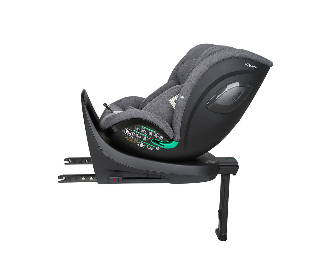 Стол за кола 40-150 см i-Twist i-SIZE Light Grey - снимка 9