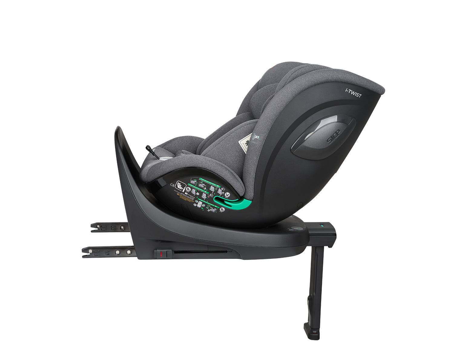 Стол за кола 40-150 см i-Twist i-SIZE Light Grey - снимка 9