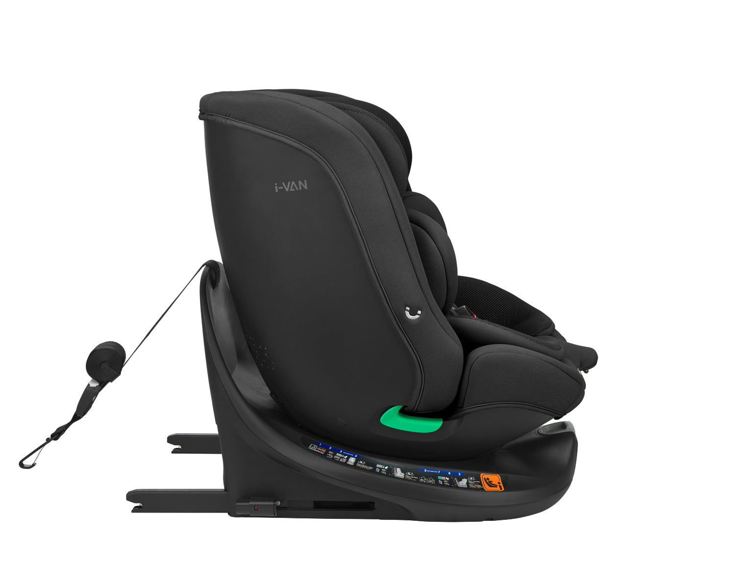 Стол за кола 40-150 см i-Van i-SIZE Black - снимка 6