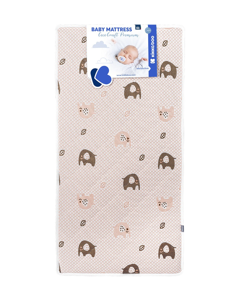 Матрак CocoCraft Premium 60х120х15см Elephants Green - снимка 2