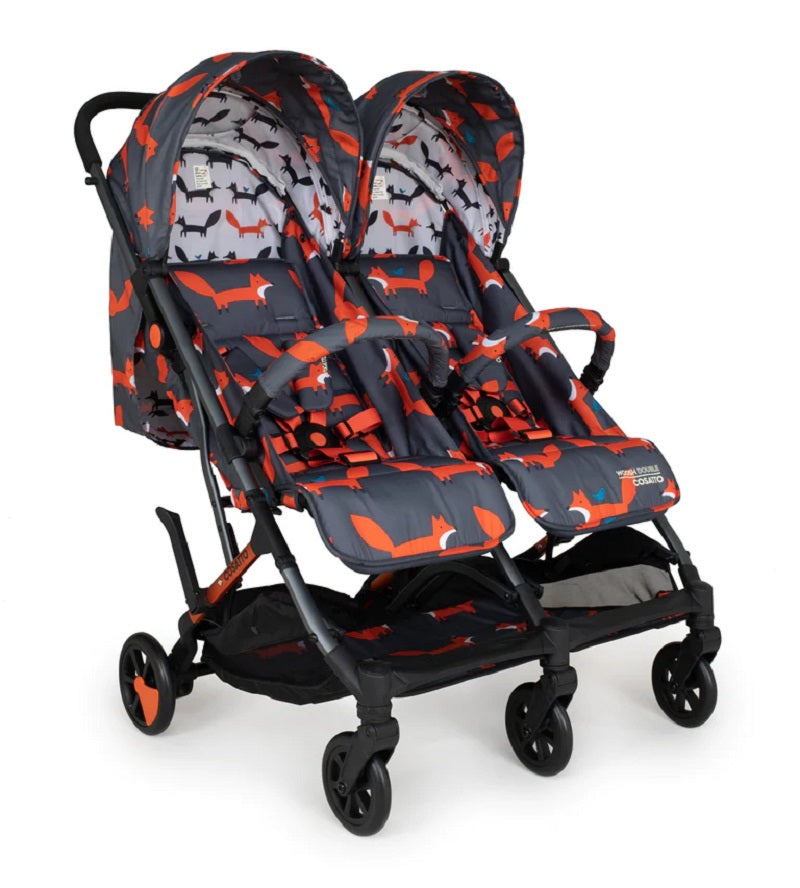 Cosatto CT5359 Woosh Double Charcoal Mr. Fox беб.кол. за близнаци - снимка 2