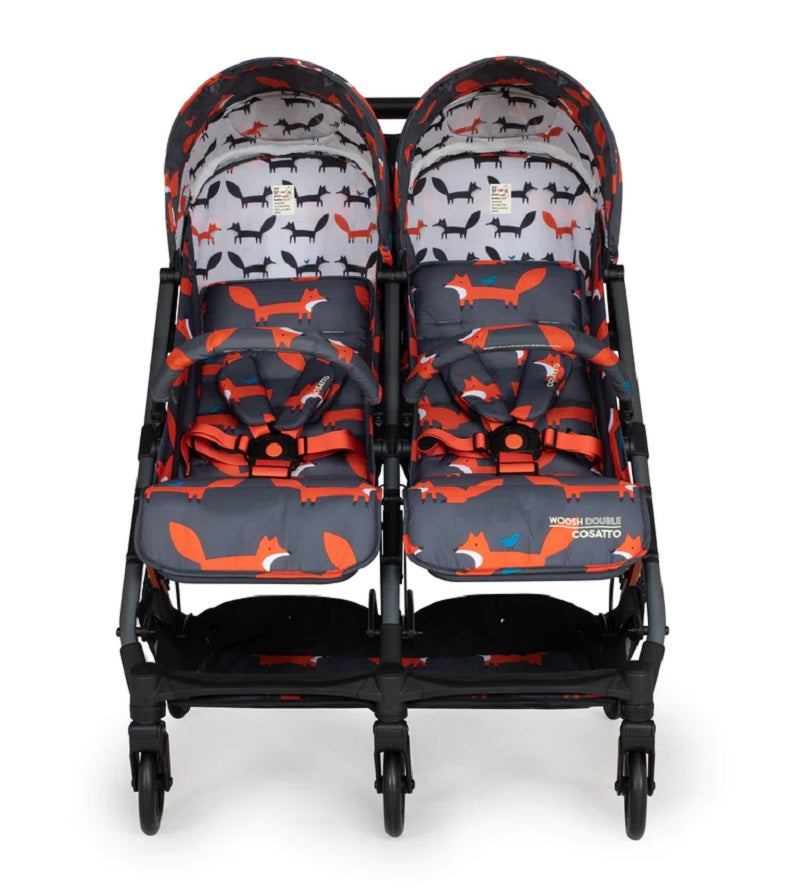 Cosatto CT5359 Woosh Double Charcoal Mr. Fox беб.кол. за близнаци - снимка 5