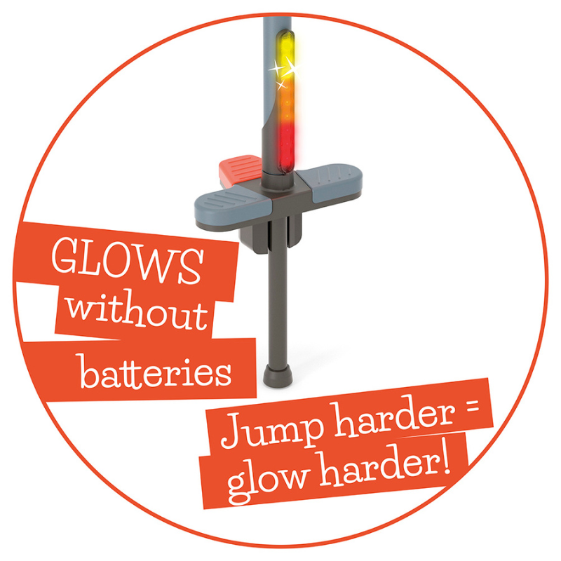 Chillafish Poogi Glow CPPG02PAP kids пого стик Papaya - снимка 9