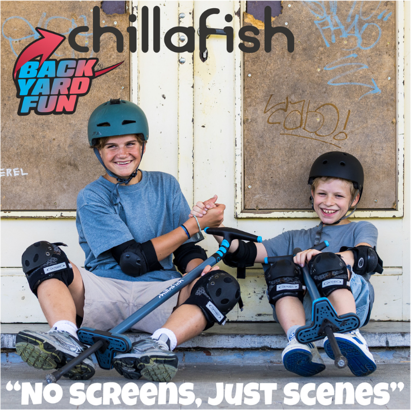 Chillafish Poogi CPPG03BLU teen пого стик Blue - снимка 9