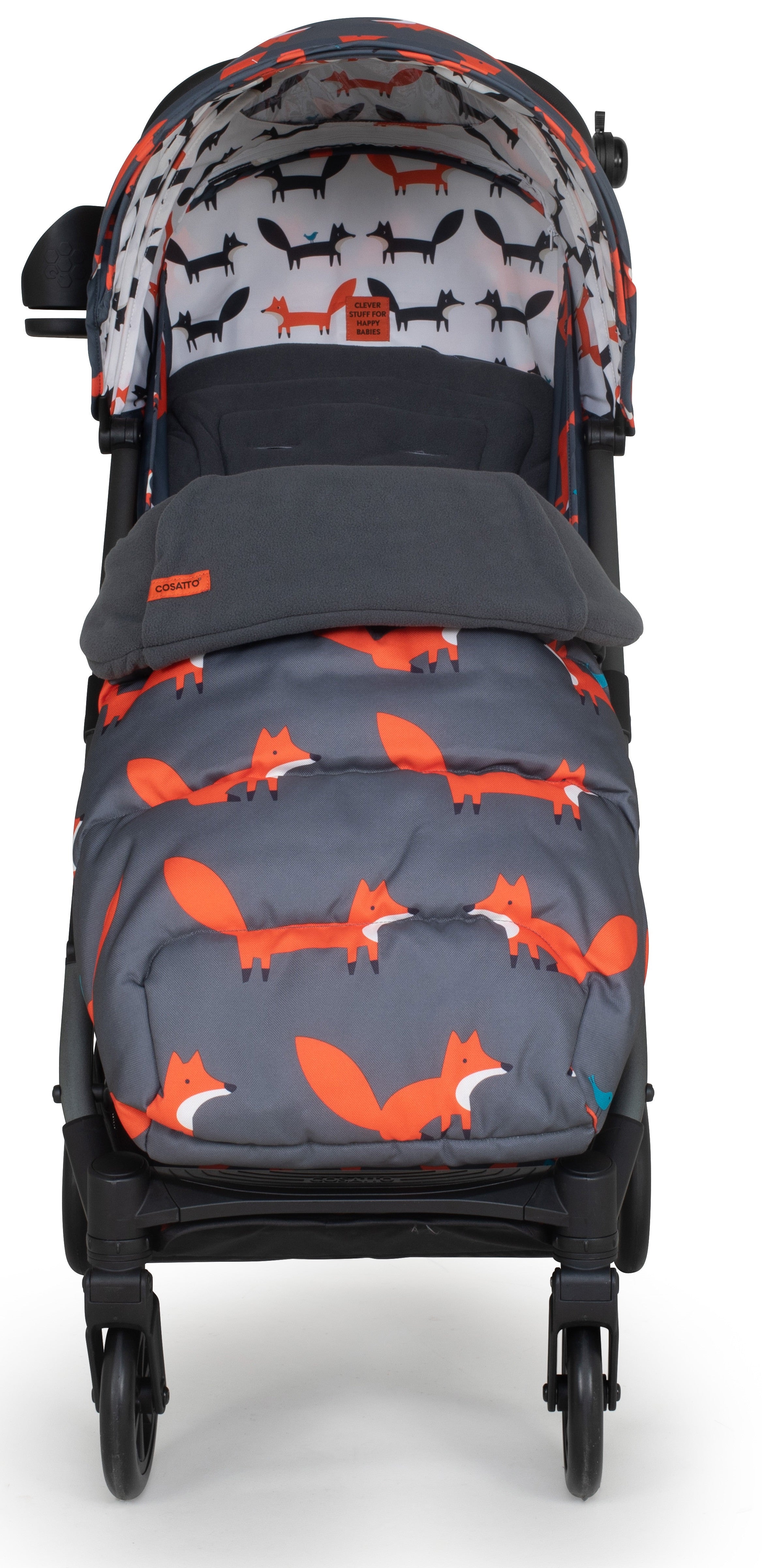 Cosatto CT5056 Woosh 3 Charcoal Mister Fox BB бебешка количка - снимка 5