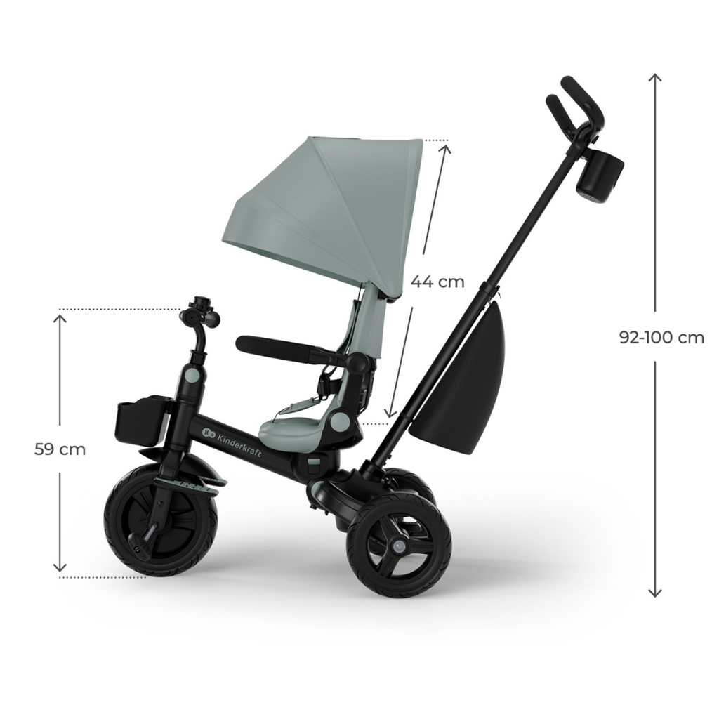 Kinderkraft AVEO 2 Plus триколка GREEN - снимка 15