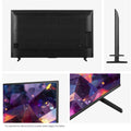 Hisense 55E7S PRO 55 инча QLED телевизор отпред, отстрани и отзад