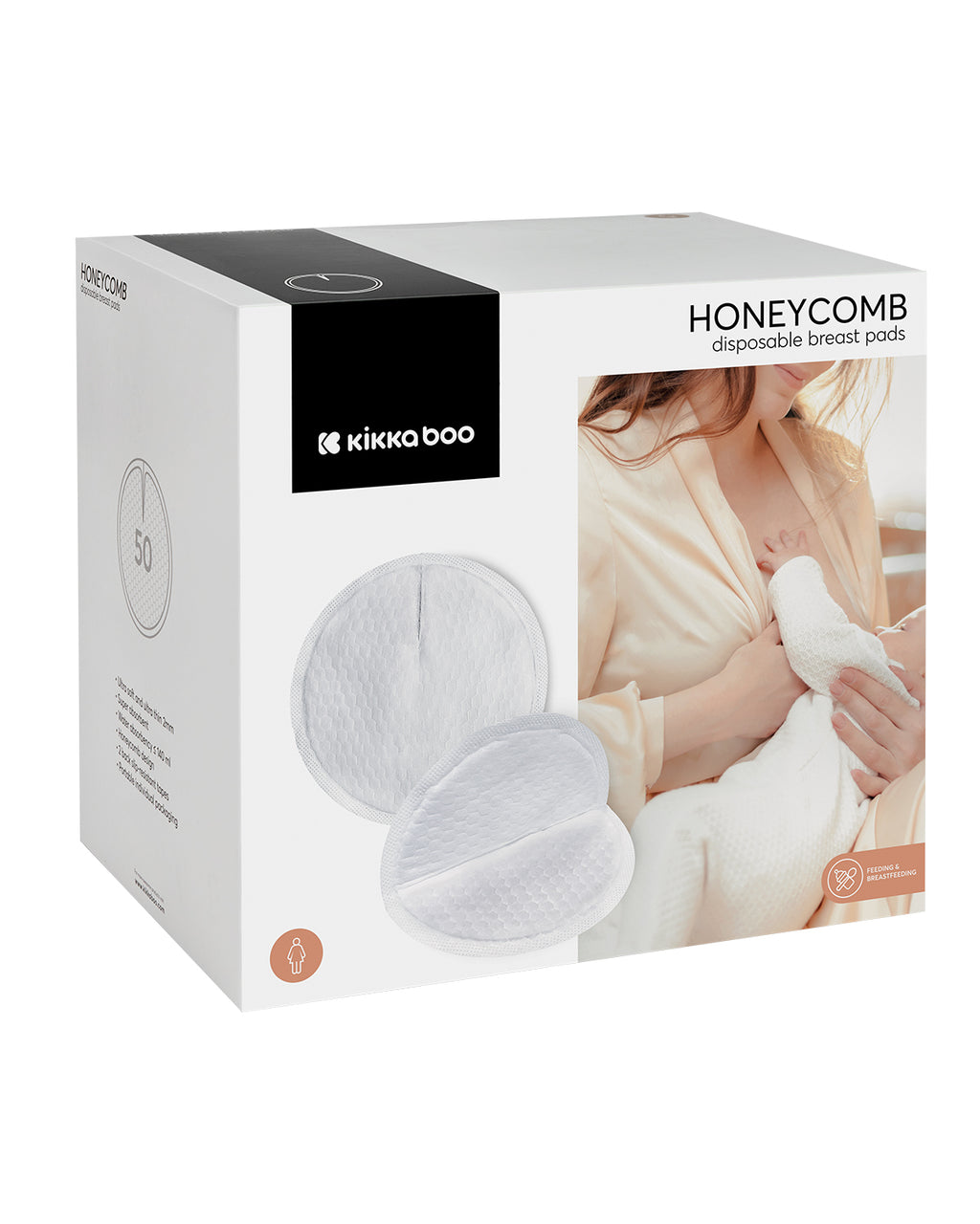 Подплънки за гърди еднократни Honeycomb 50 бр. | Kikkaboo