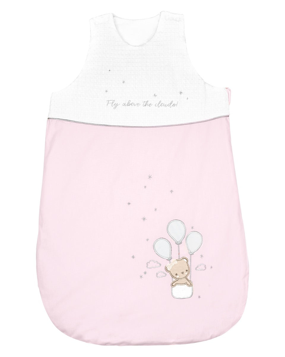 Зимен спален чувал с бродерия 0-6 месеца Dream Big Pink | Kikkaboo