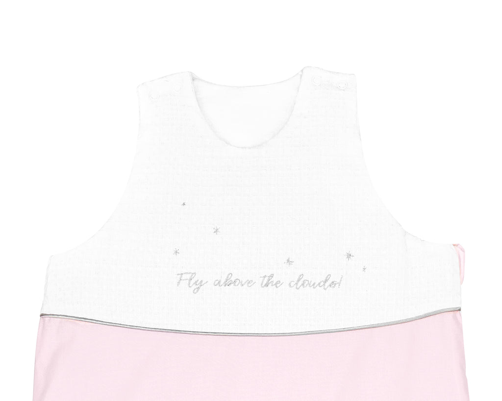 Зимен спален чувал с бродерия 0-6 месеца Dream Big Pink - снимка 4