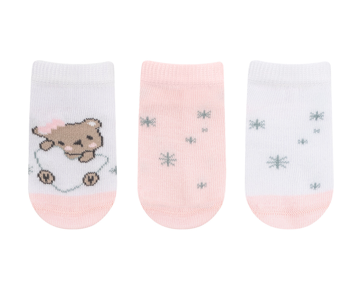Бебешки летни чорапи Dream Big Pink 2-3г - снимка 3