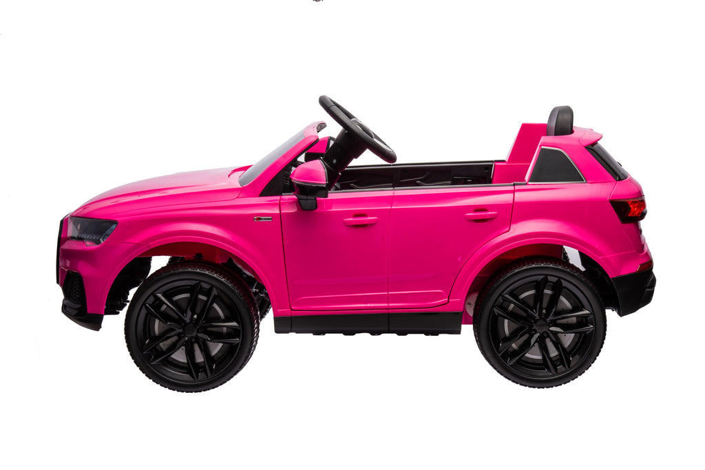 Акумулаторна кола Licensed Audi Q7 Pink - снимка 4