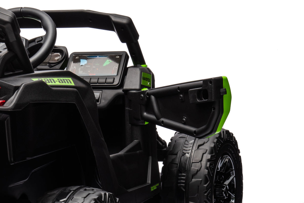 Акумулаторна кола Licensed Can Am Maverick UTV Green - снимка 9