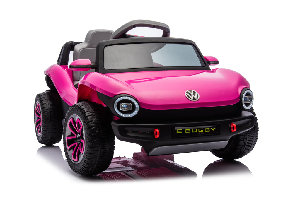 Акумулаторна кола Licensed Volkswagen E Buggy Pink - снимка 3