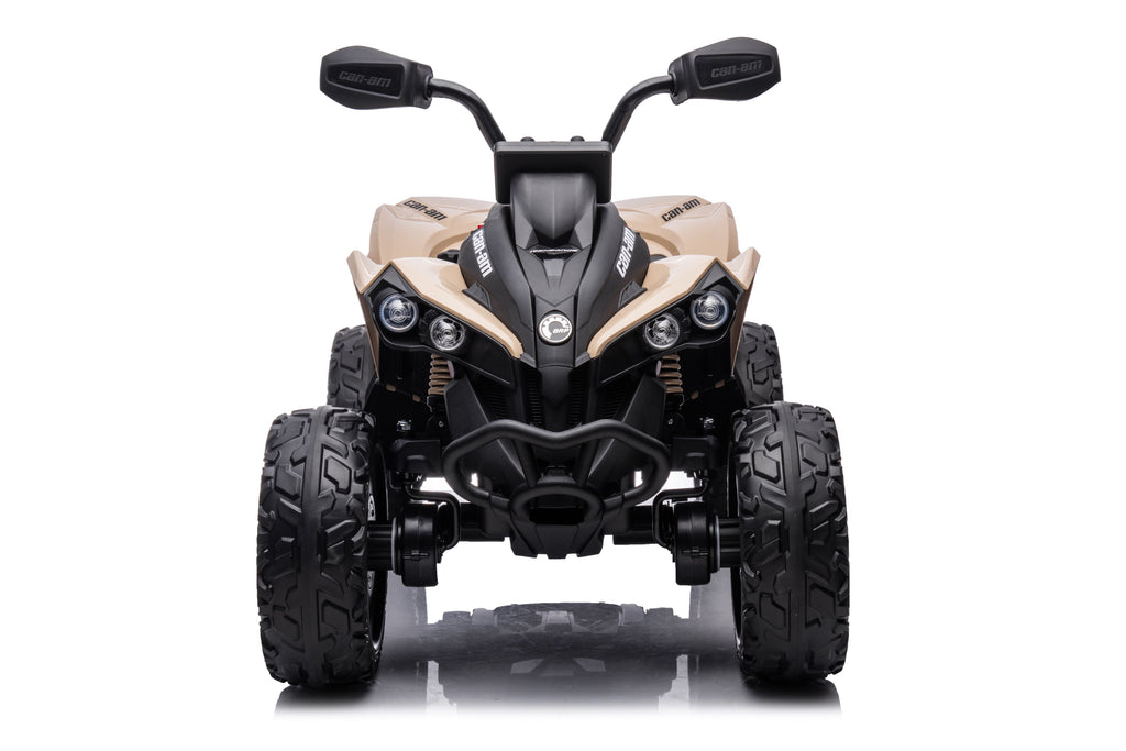 Акумулаторна кола Licensed Can AM Renegade ATV Khaki - снимка 2