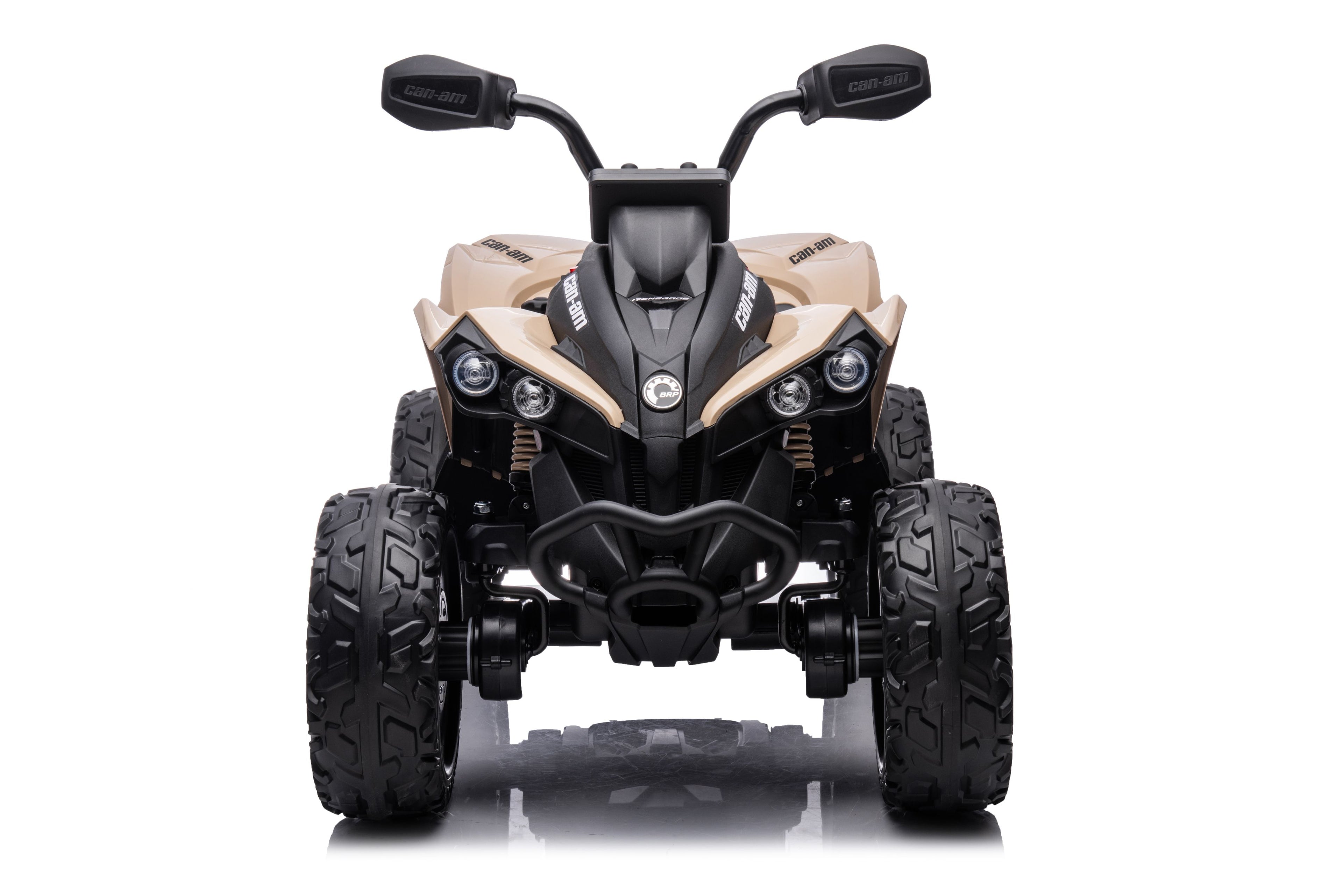 Акумулаторна кола Licensed Can AM Renegade ATV Khaki - снимка 2