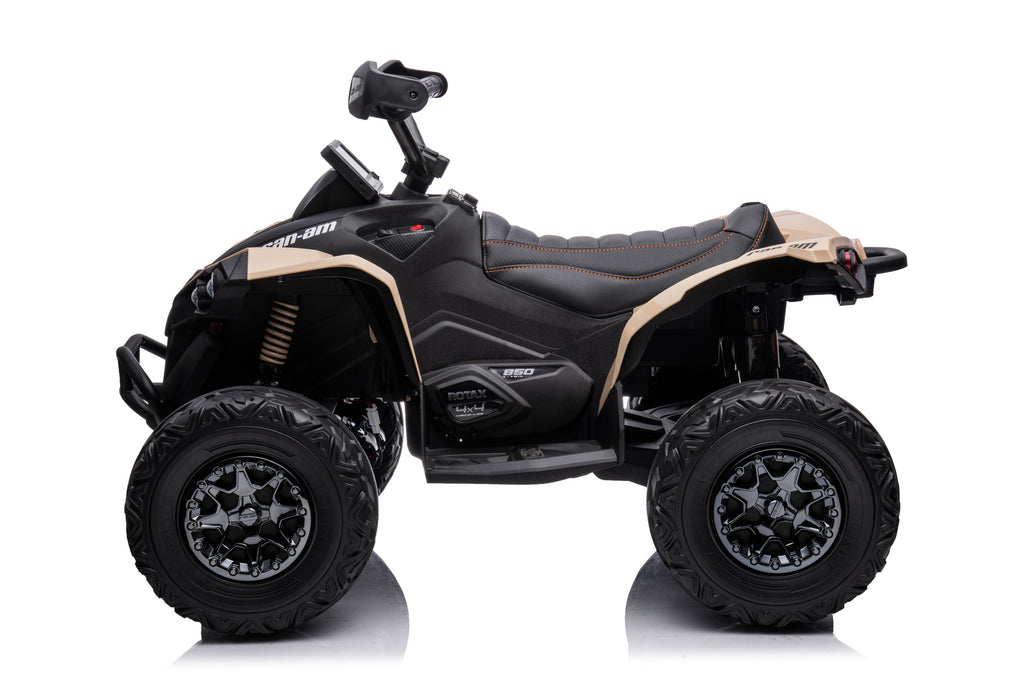 Акумулаторна кола Licensed Can AM Renegade ATV Khaki - снимка 3