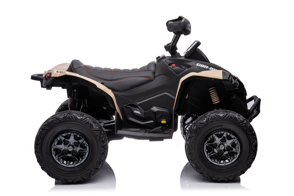Акумулаторна кола Licensed Can AM Renegade ATV Khaki - снимка 6