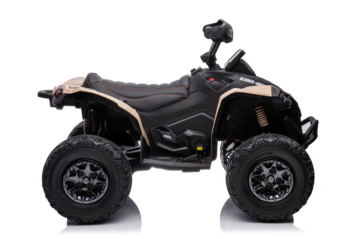 Акумулаторна кола Licensed Can AM Renegade ATV Khaki - снимка 6