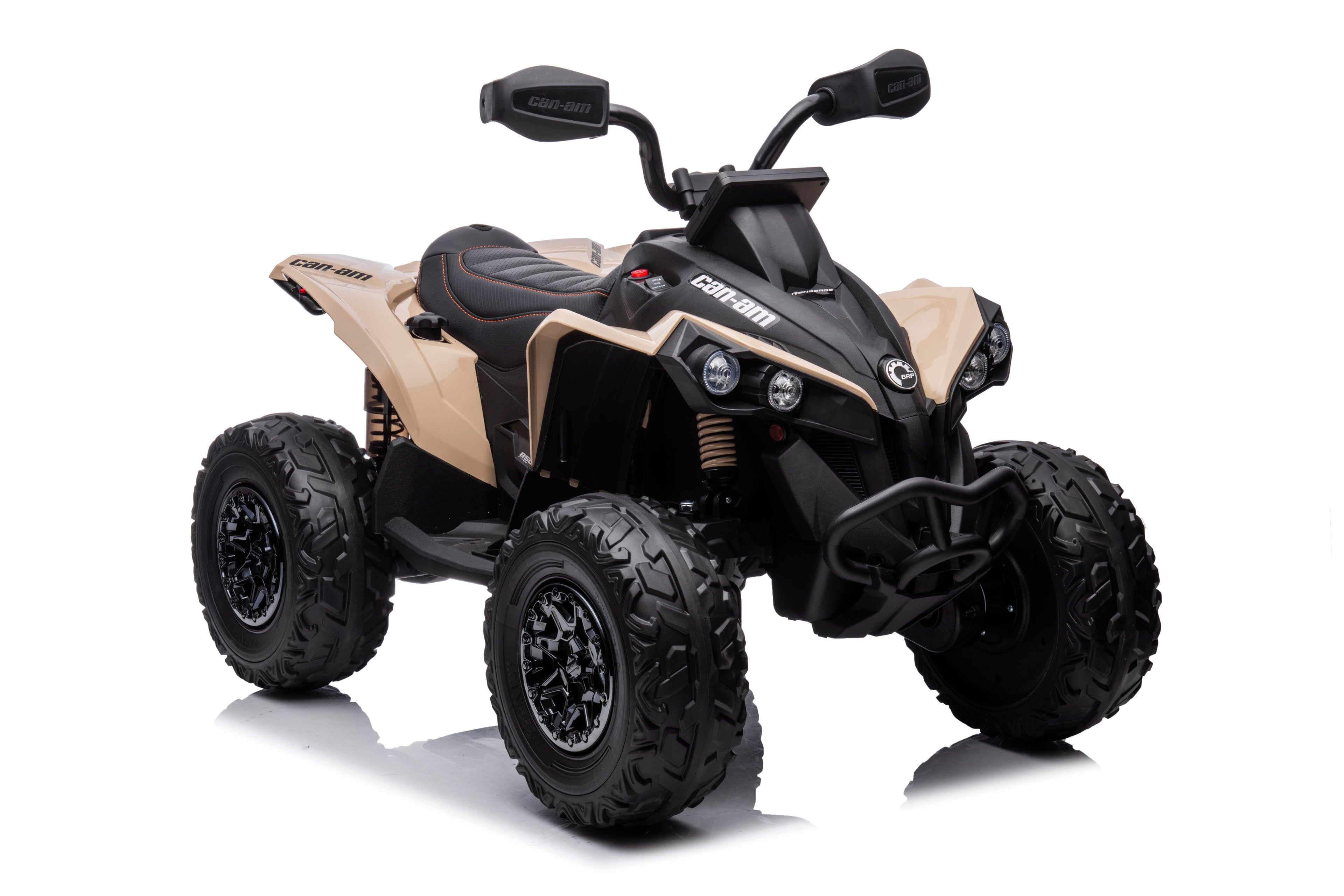 Акумулаторна кола Licensed Can AM Renegade ATV Khaki - снимка 4