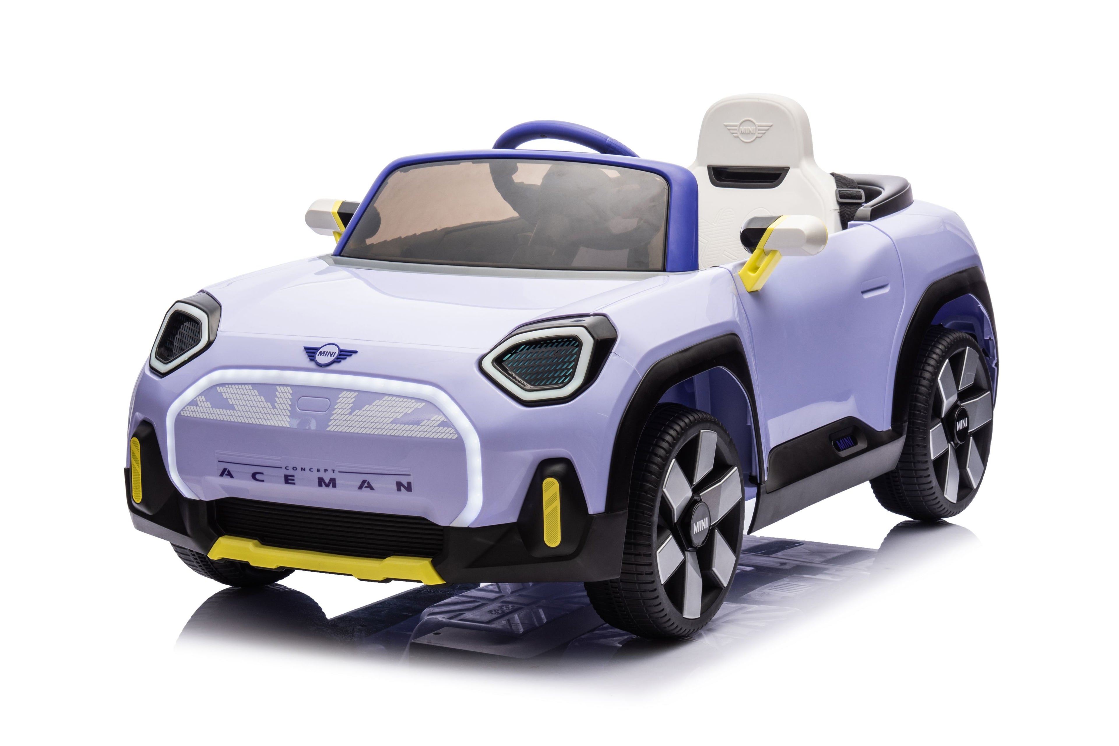 Акумулаторна кола Licensed Mini Cconcept Aceman Purple - снимка 7
