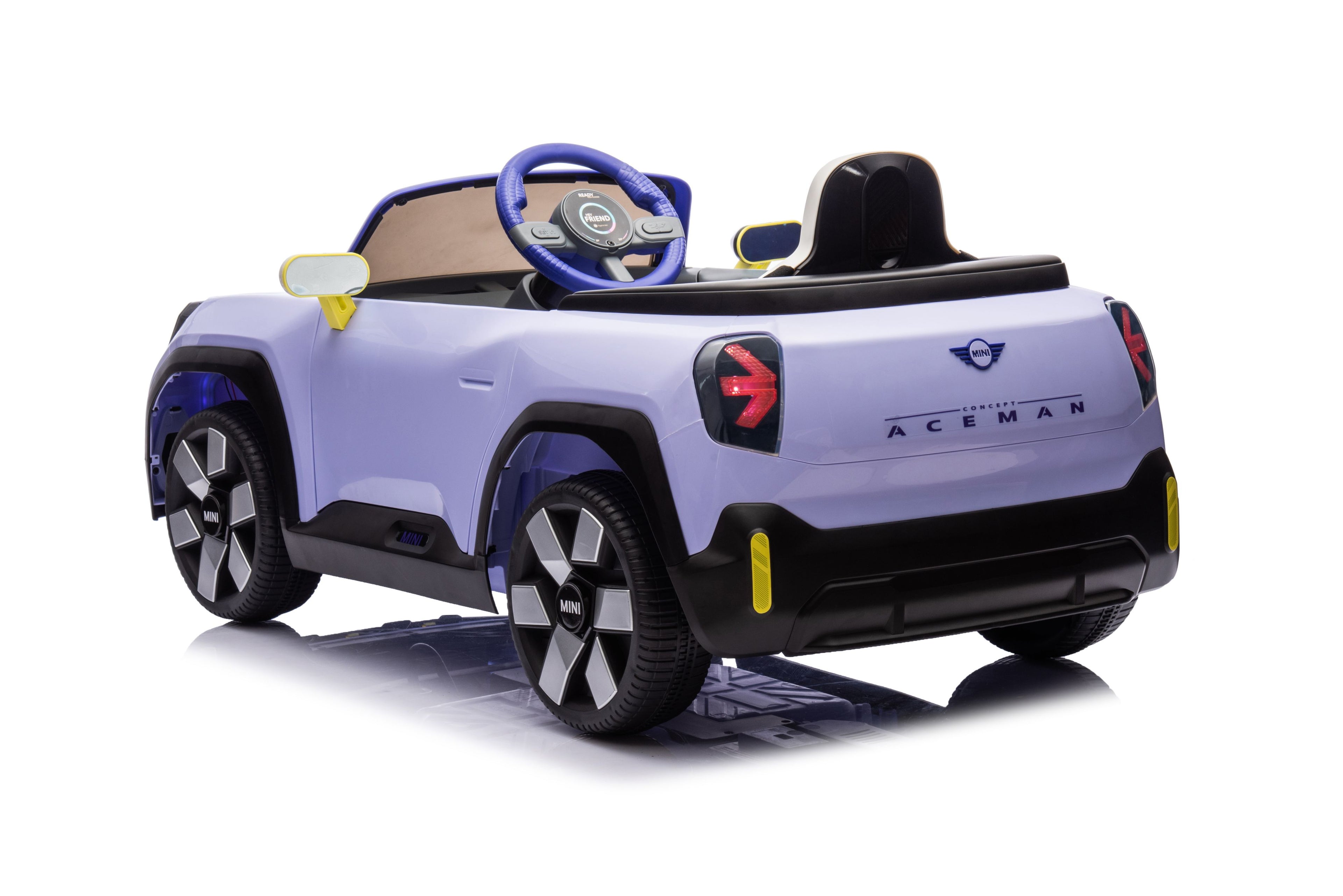 Акумулаторна кола Licensed Mini Cconcept Aceman Purple - снимка 4