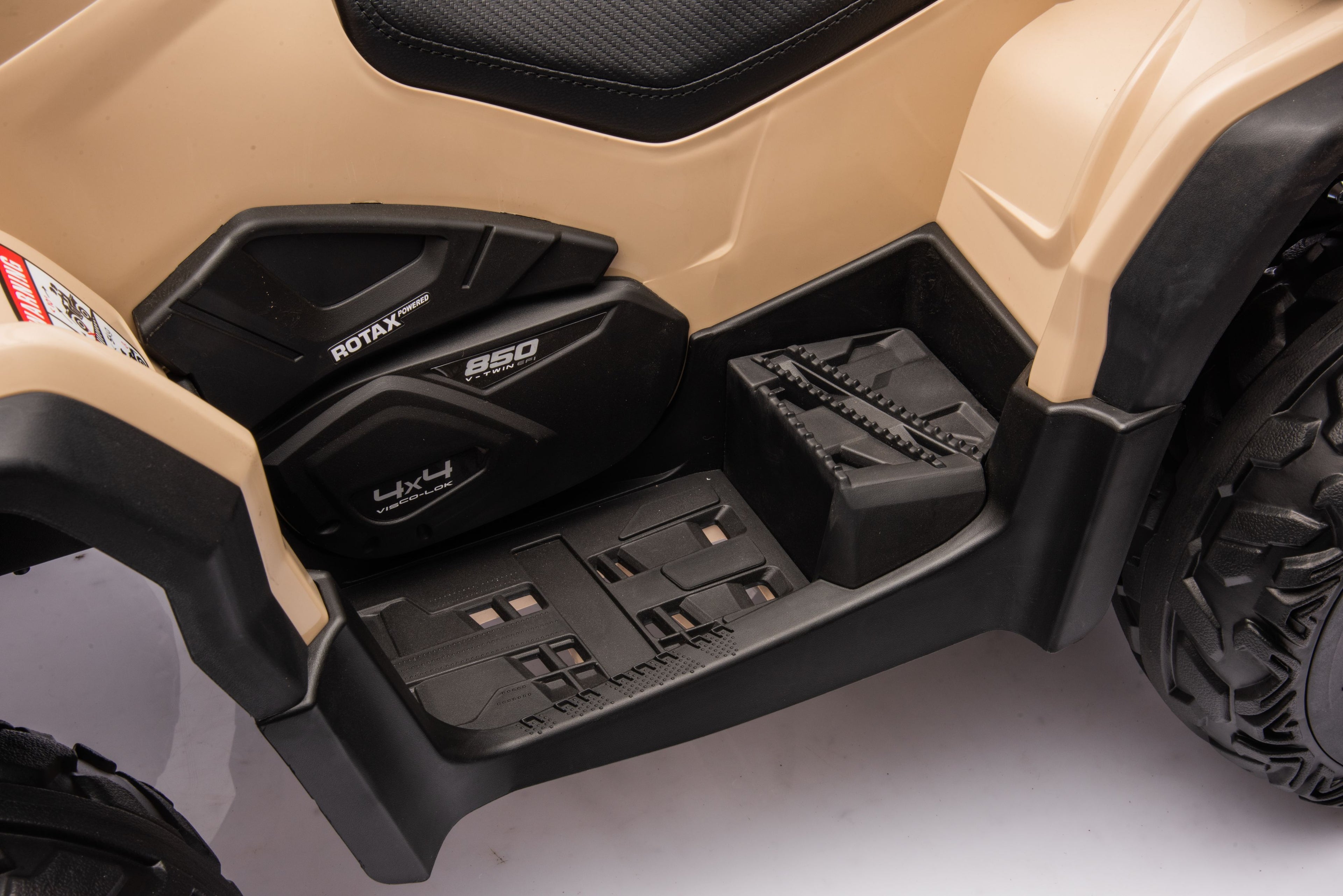 Акумулаторна кола Licensed Can Am Outlander ATV Khaki - снимка 7