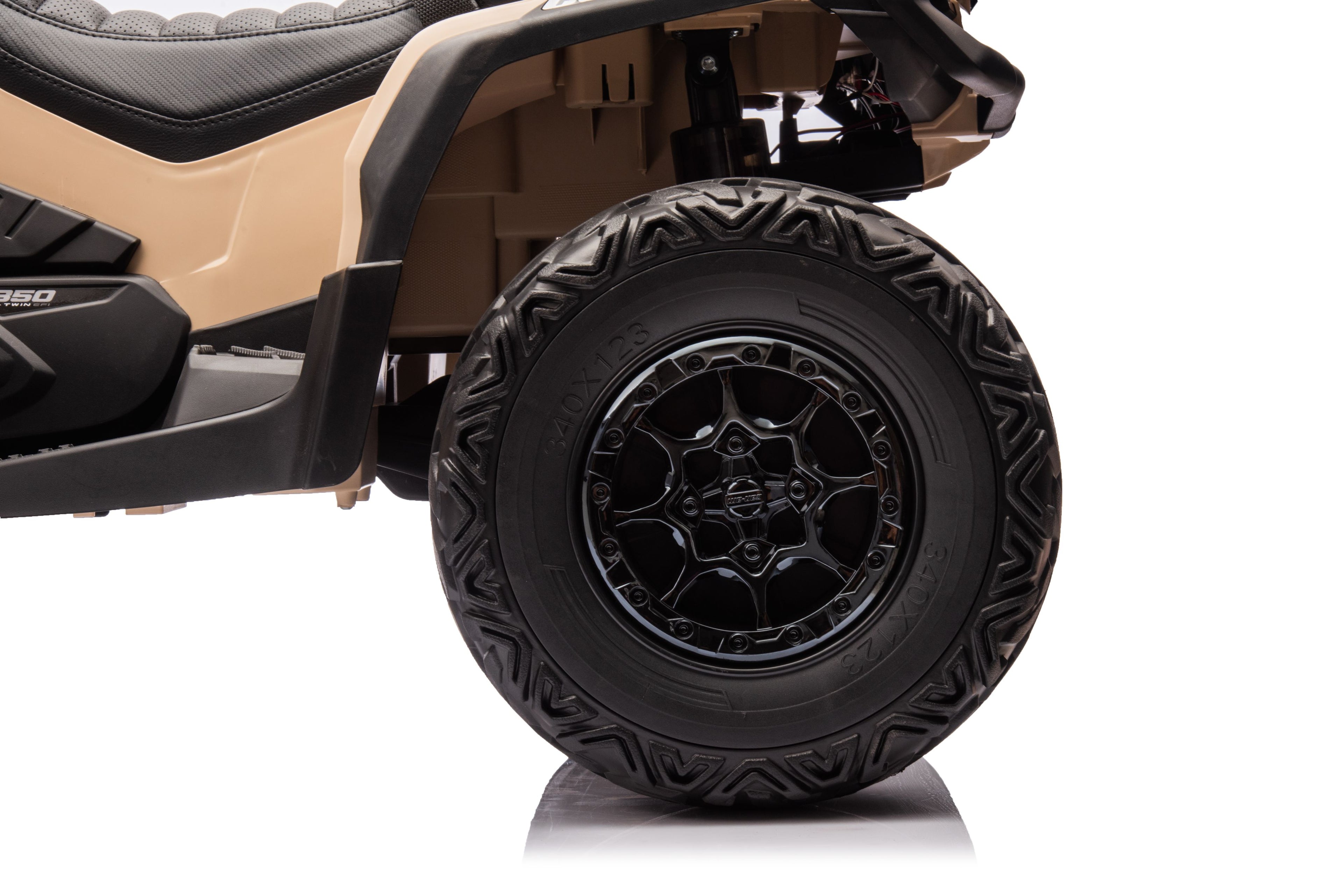 Акумулаторна кола Licensed Can Am Outlander ATV Khaki - снимка 9