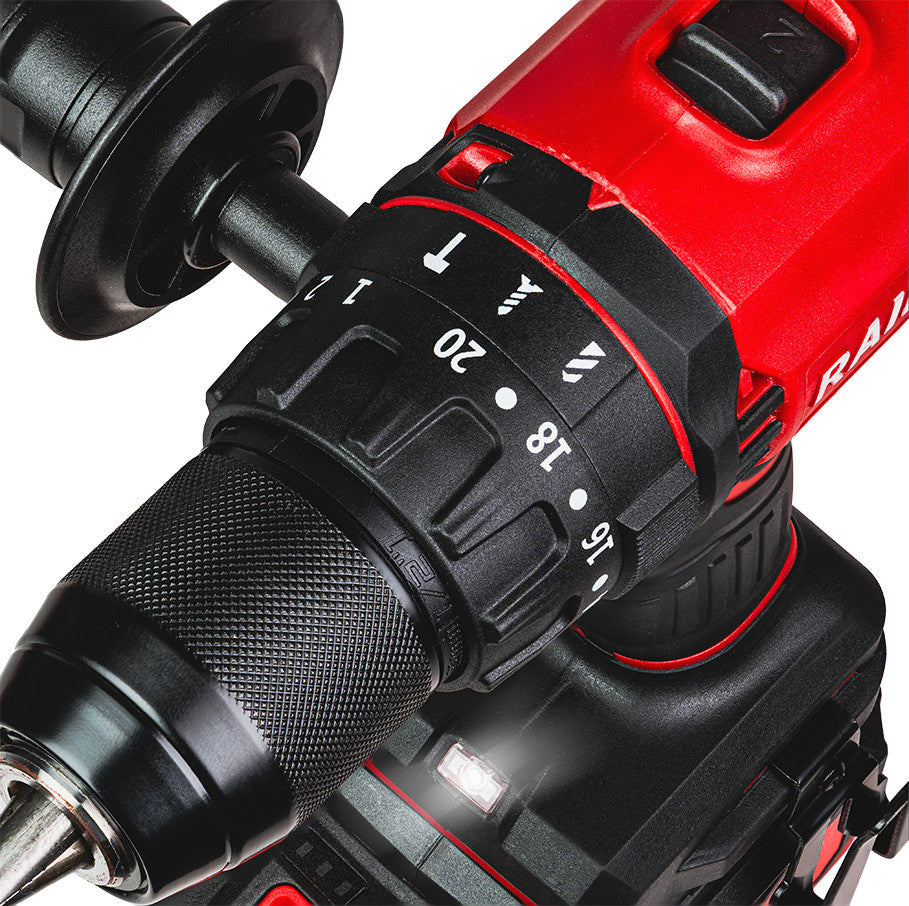 R20 Бормашина уд. безч. 2-ск. 13mm 60Nm 4Ah Case RDP-YBID20 - снимка 4
