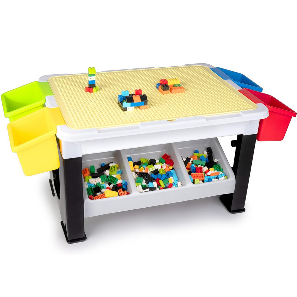 Eddy Toys детска маса с конструктор, 300 части - снимка 4