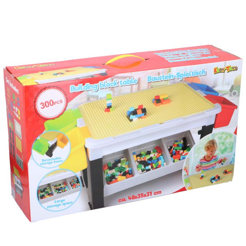 Eddy Toys детска маса с конструктор, 300 части - снимка 9