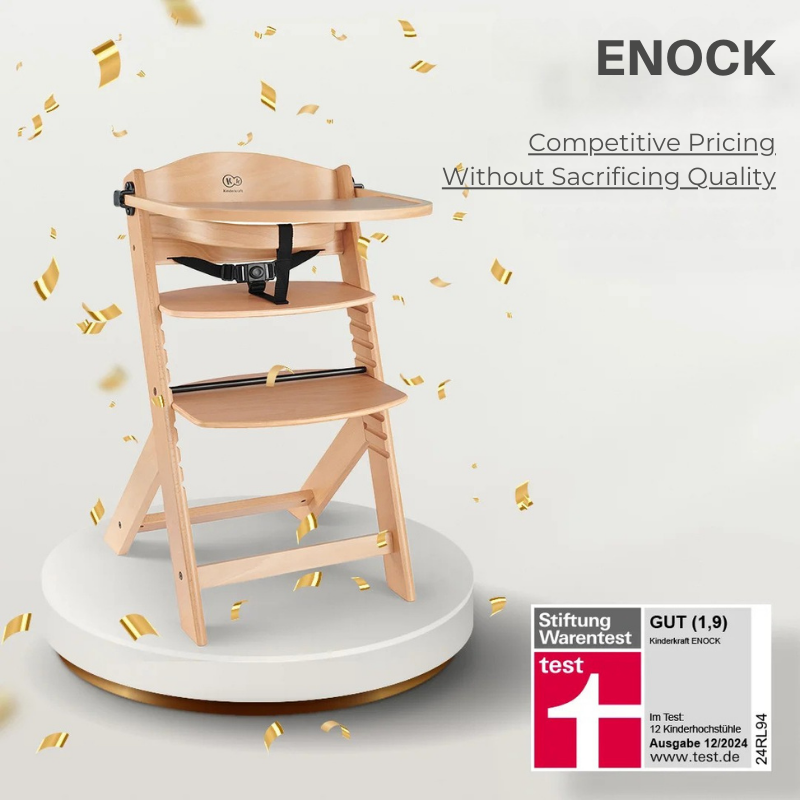 KinderKraft столче за хранене ENOCK BEIGE - снимка 17