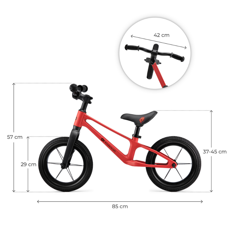 Kinderkraft ETER колело за баланс RED