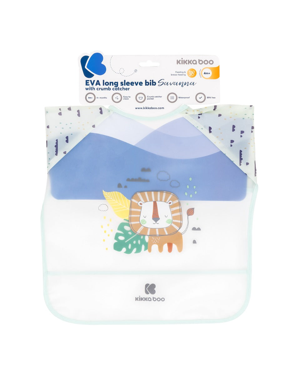 Непромокаем лигавник с ръкави и джоб Savanna Mint - снимка 3
