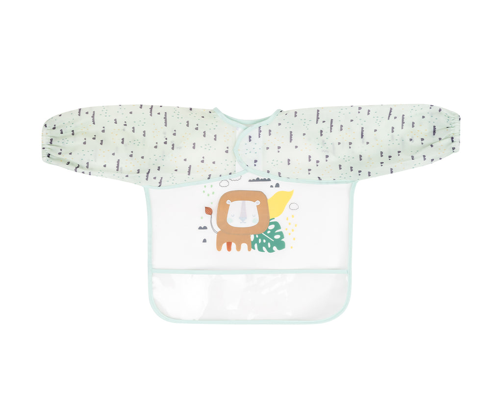 Непромокаем лигавник с ръкави и джоб Savanna Mint - снимка 2