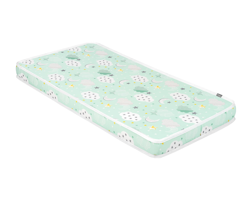 Матрак Fantasia 60x120x9см Clouds Mint | Kikkaboo