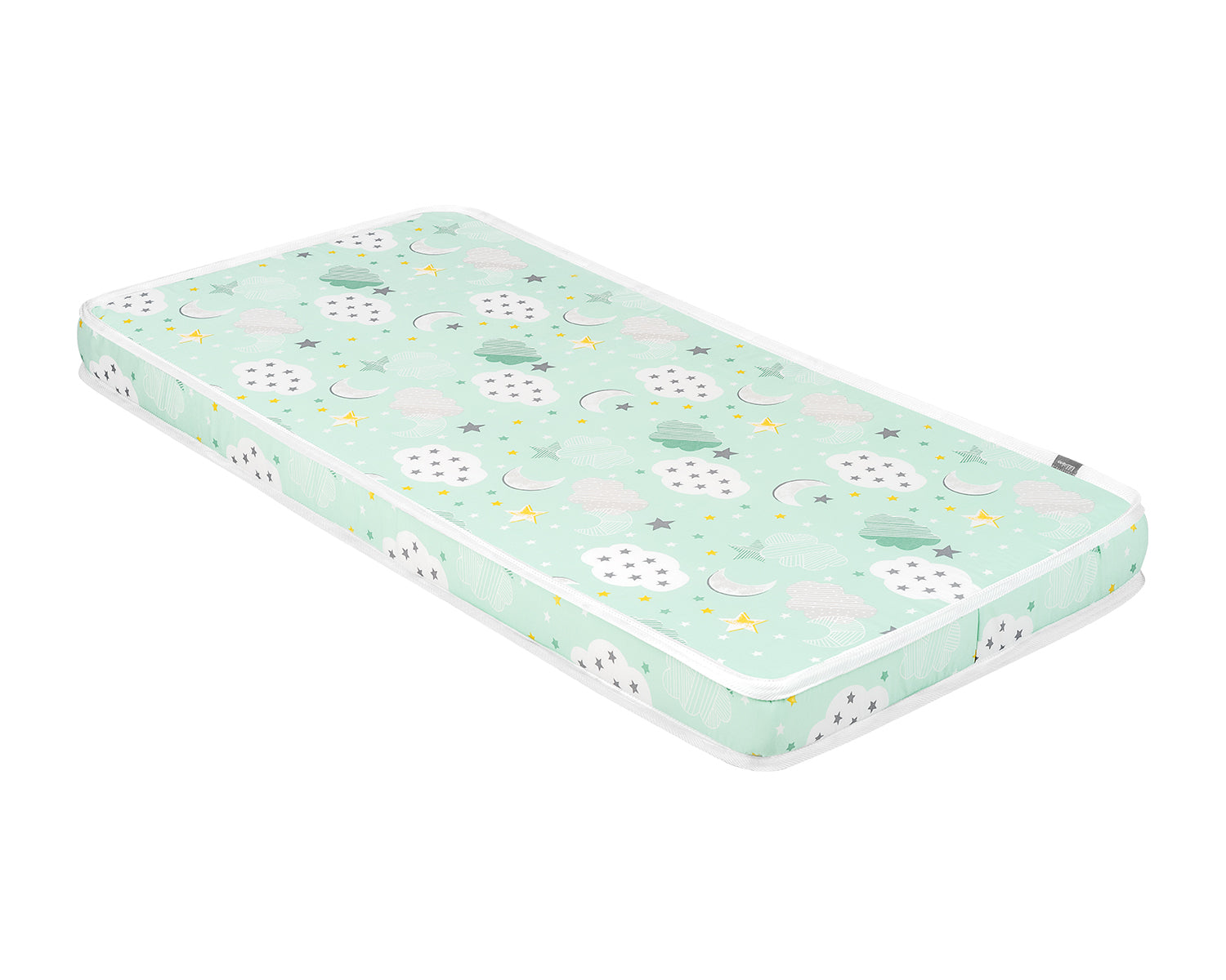 Матрак Fantasia 60x120x7см Clouds Mint | Kikkaboo