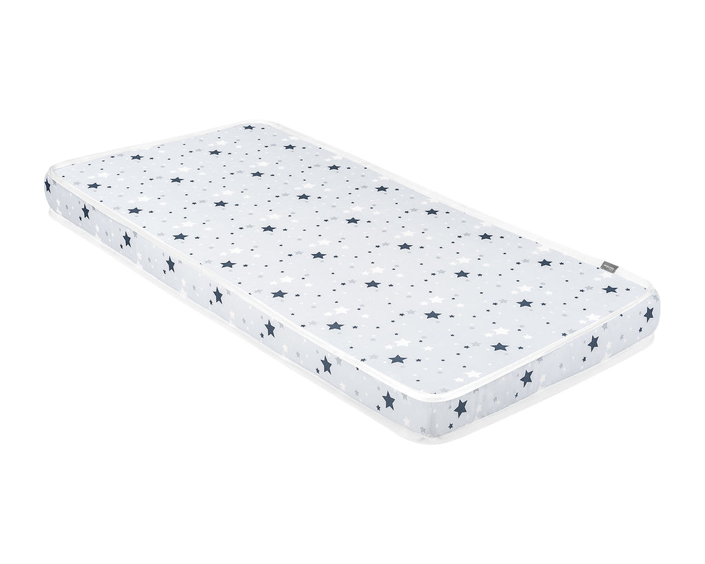 Матрак Fantasia 60x120x9см Stars Grey | Kikkaboo