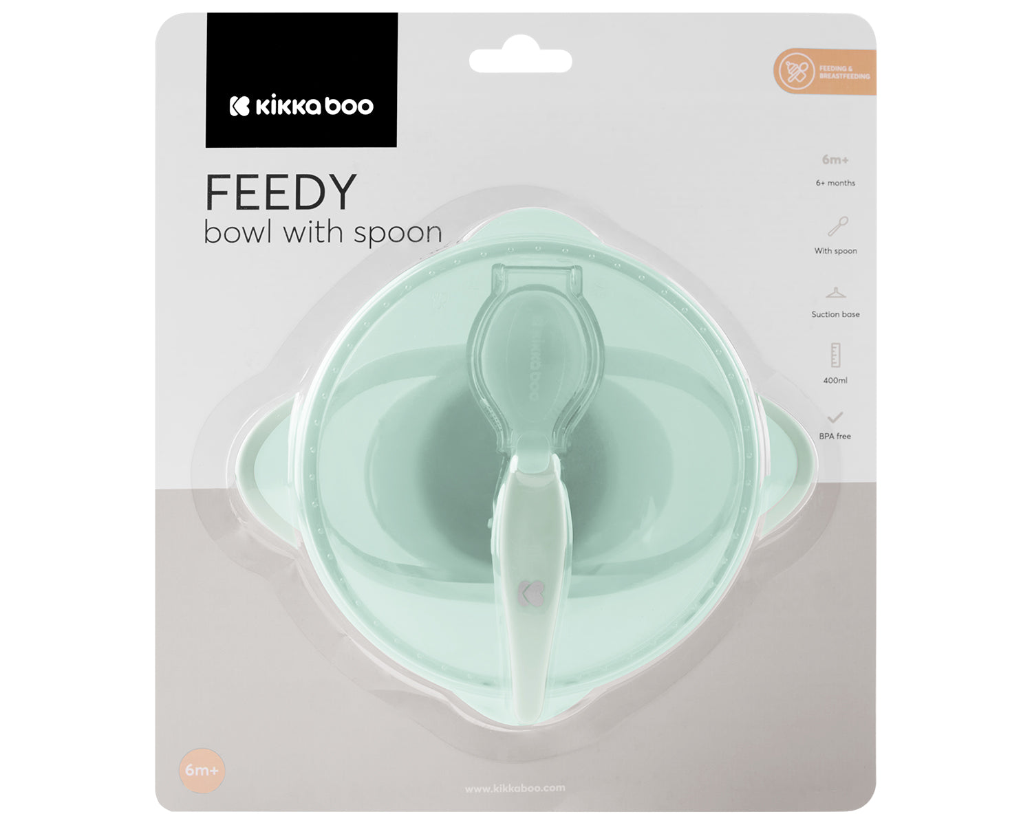 Купа с лъжица Feedy Mint - снимка 6