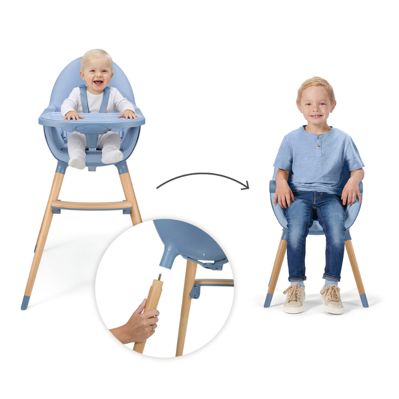 Kinderkraft FINI 2 столче за хранене NORDIC BREEZE - снимка 11