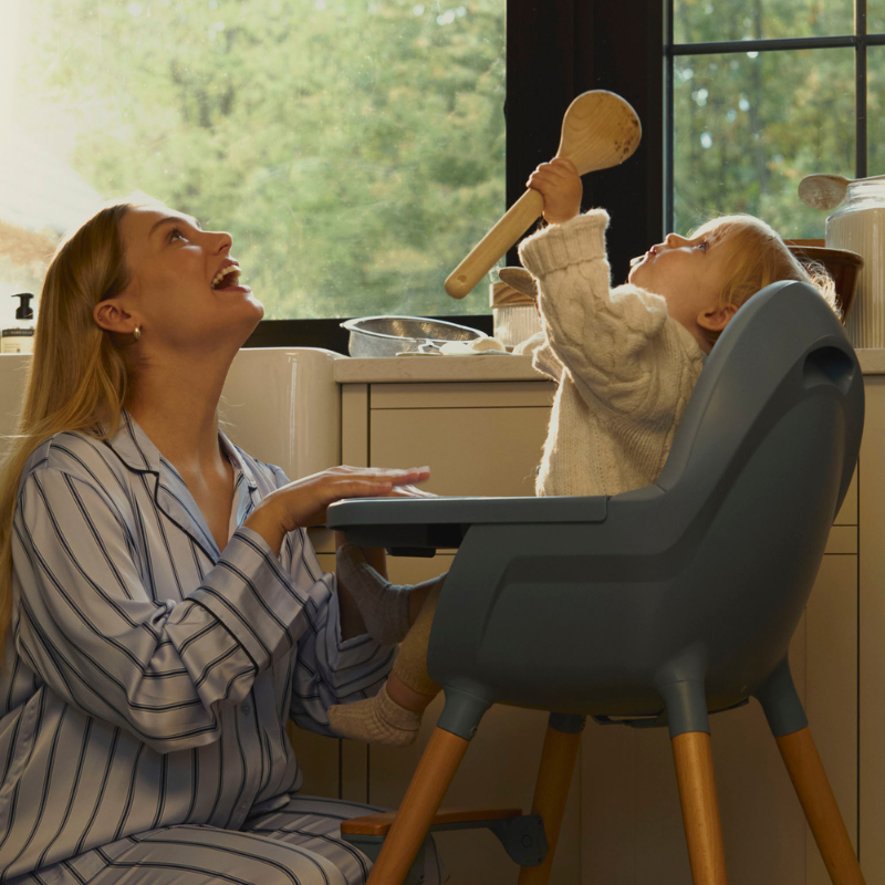 Kinderkraft FINI 2 столче за хранене NORDIC BREEZE - снимка 10