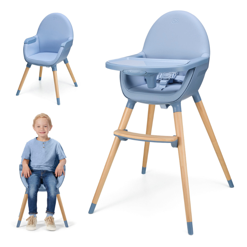 Kinderkraft FINI 2 столче за хранене NORDIC BREEZE - снимка 9