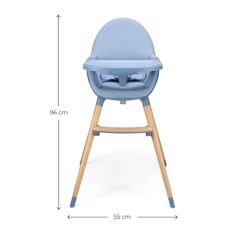 Kinderkraft FINI 2 столче за хранене NORDIC BREEZE - снимка 6